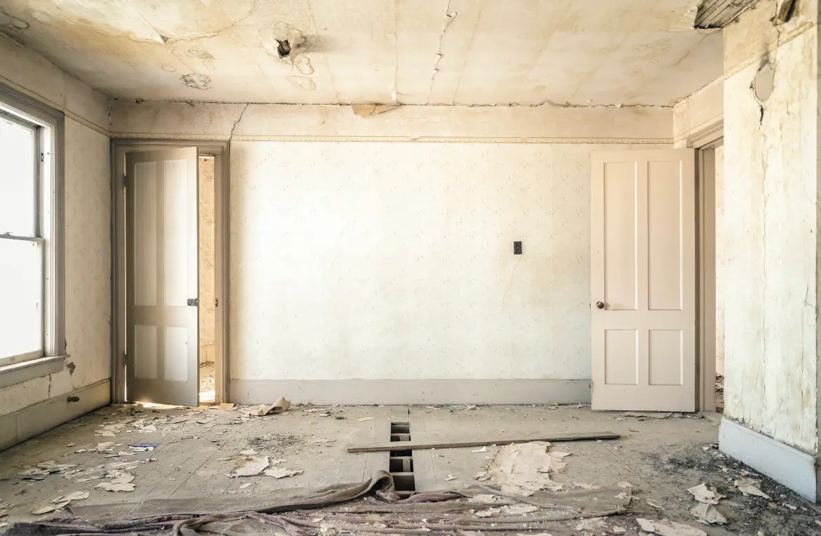 Waste disposal crew managing a cleanout project in Moorefield